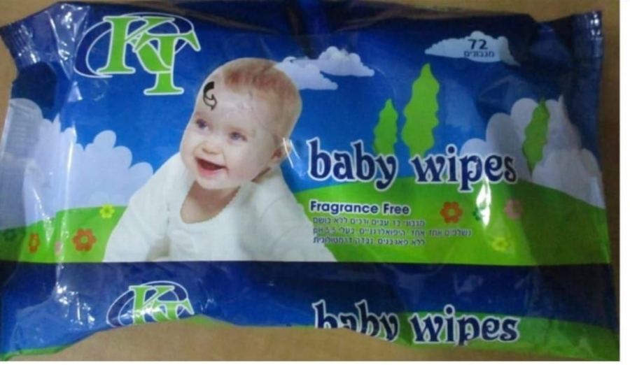 تحذير الجمهور من استعمال المحارم الرطبة للأطفال BABY WIPES KT
